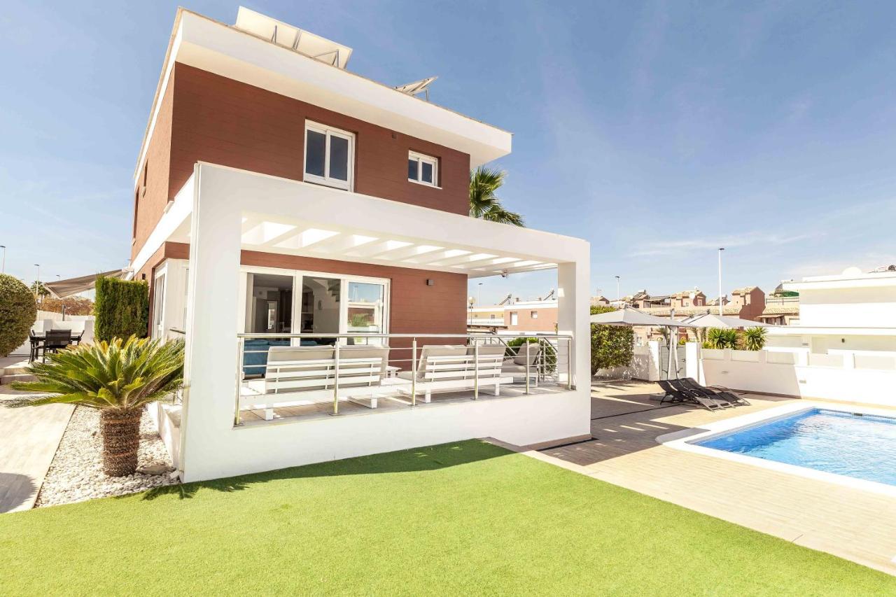 Casa Bos Orange Wellness Luxury Entire Villa Jacuzzi & Pool Gran Alacant Near Beach Puerto Marino Exterior foto