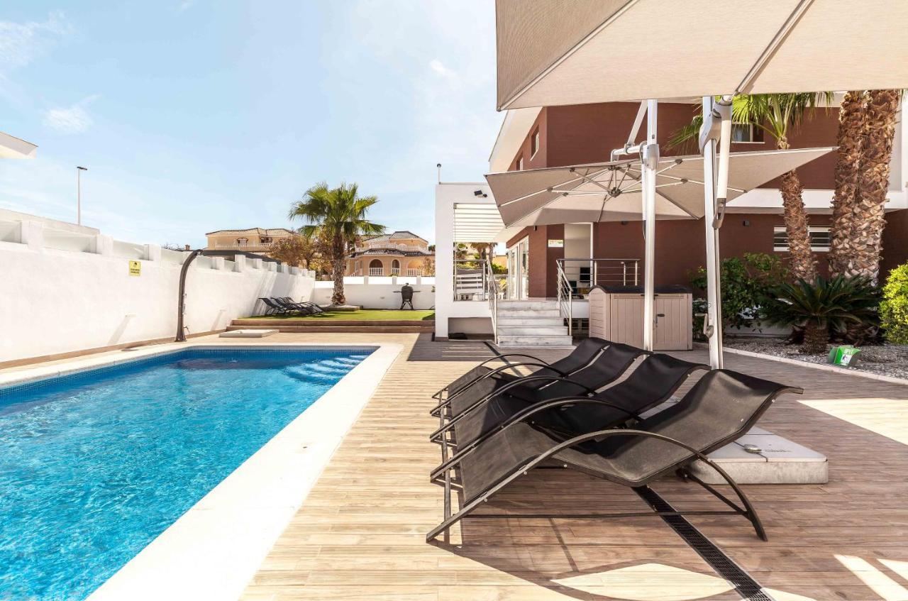 Casa Bos Orange Wellness Luxury Entire Villa Jacuzzi & Pool Gran Alacant Near Beach Puerto Marino Exterior foto