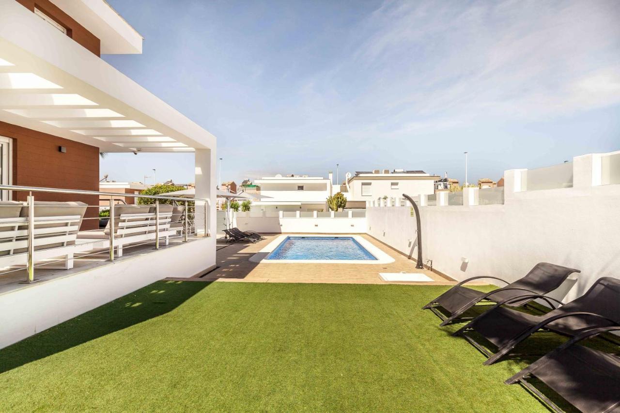 Casa Bos Orange Wellness Luxury Entire Villa Jacuzzi & Pool Gran Alacant Near Beach Puerto Marino Exterior foto