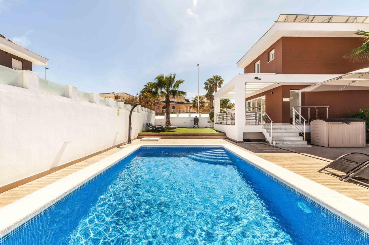 Casa Bos Orange Wellness Luxury Entire Villa Jacuzzi & Pool Gran Alacant Near Beach Puerto Marino Exterior foto