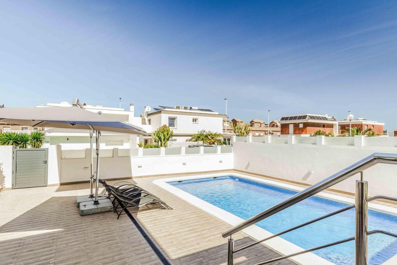 Casa Bos Orange Wellness Luxury Entire Villa Jacuzzi & Pool Gran Alacant Near Beach Puerto Marino Exterior foto